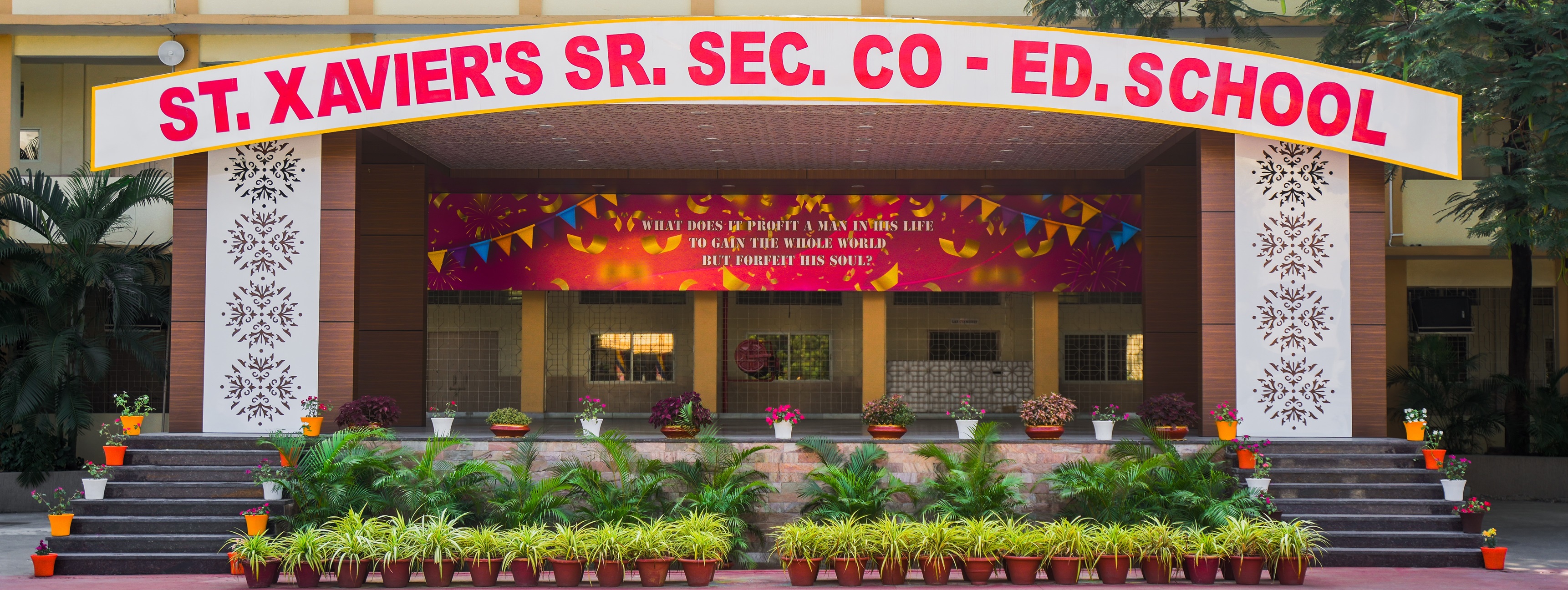 Students at St. Xavier's